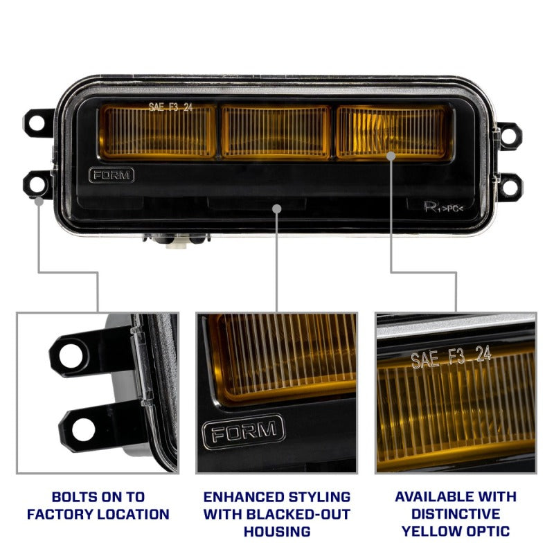 Form Lighting Type T3 Tacoma/Tundra/4Runner/Sequoia LED Fog Lights White (Pair)