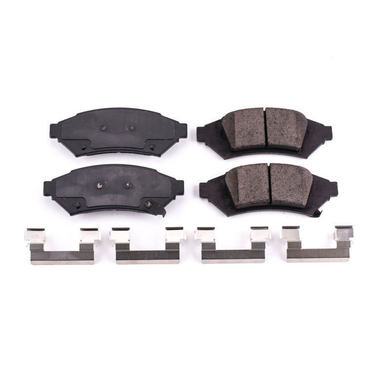 PowerStop Power Stop 2004 Pontiac Grand Prix Front Z17 Evolution Ceramic Brake Pads w/Hardware