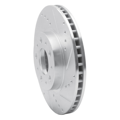 R1 Concepts R1 95-04 Volvo 960 Front Right Drilled & Slotted Silver Brake Rotor