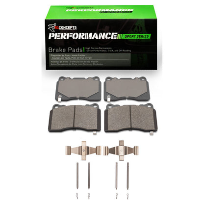 R1 Concepts R1 13-17 Subaru WRX STI Front R1 Performance Sport Pads & Hardware Kit