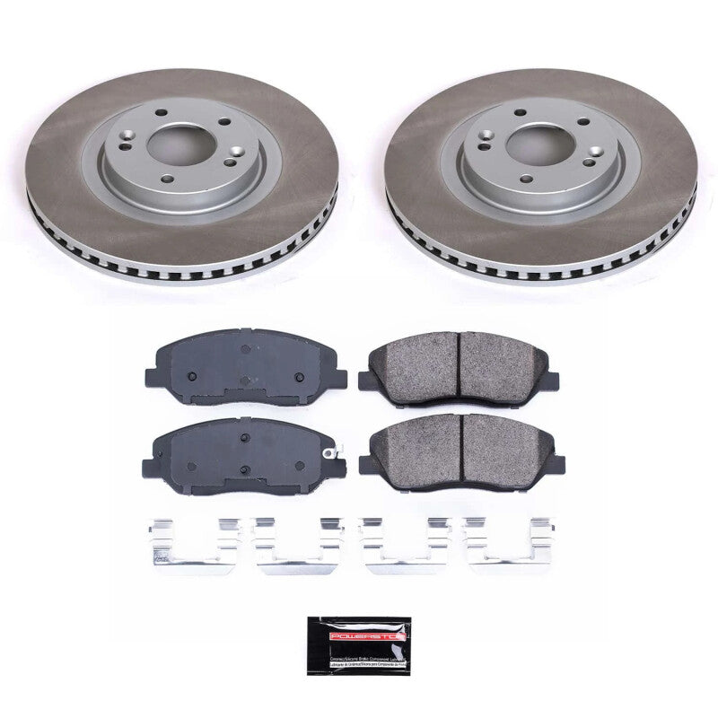 PowerStop Power Stop 13-16 Hyundai Santa Fe Front Semi-Coated Rotor Kit