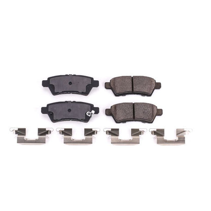 PowerStop Power Stop 05-12 Nissan Pathfinder Rear Z17 Evolution Ceramic Brake Pads w/Hardware