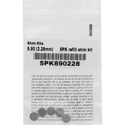 Hot Cams Shim Kits 2.280mm Thickness - 5 Pack