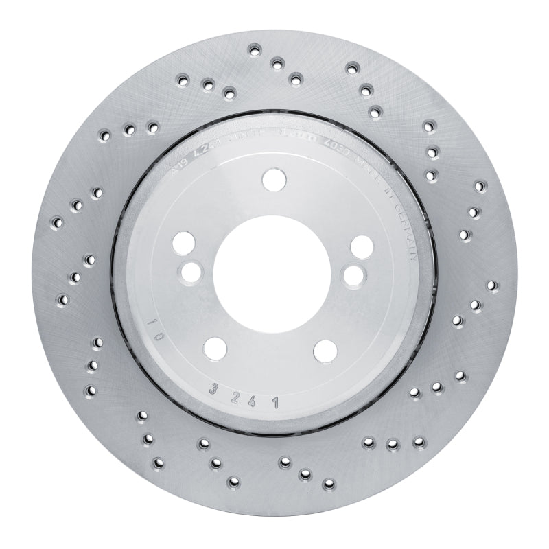 DFC 06-08 BMW M3 Right Rear Drilled Hi-Carbon Alloy Geomet Coated Rotor