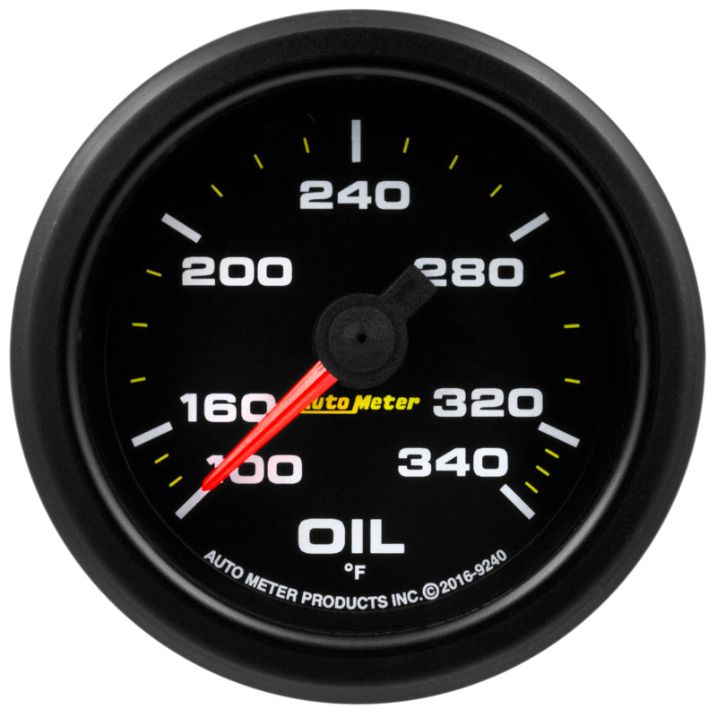Autometer Extreme Environment 2-1/16in 340 Deg Oil Temp Gauge Stepper Motor w/Peak & Warn