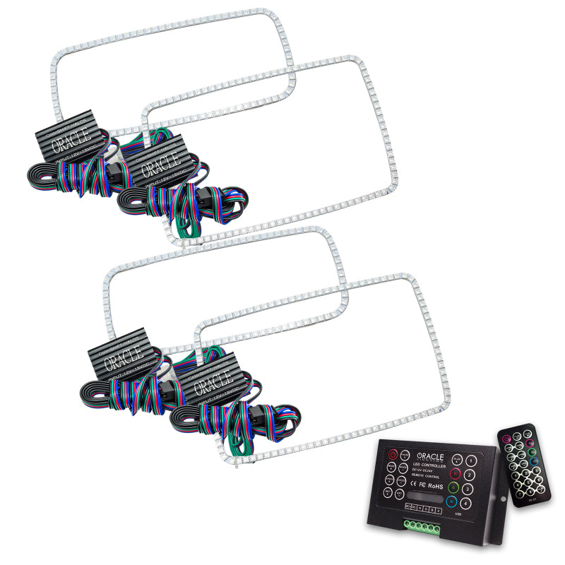 ORACLE Lighting Oracle Ford F250 08-10 Halo Kit - ColorSHIFT w/ 2.0 Controller