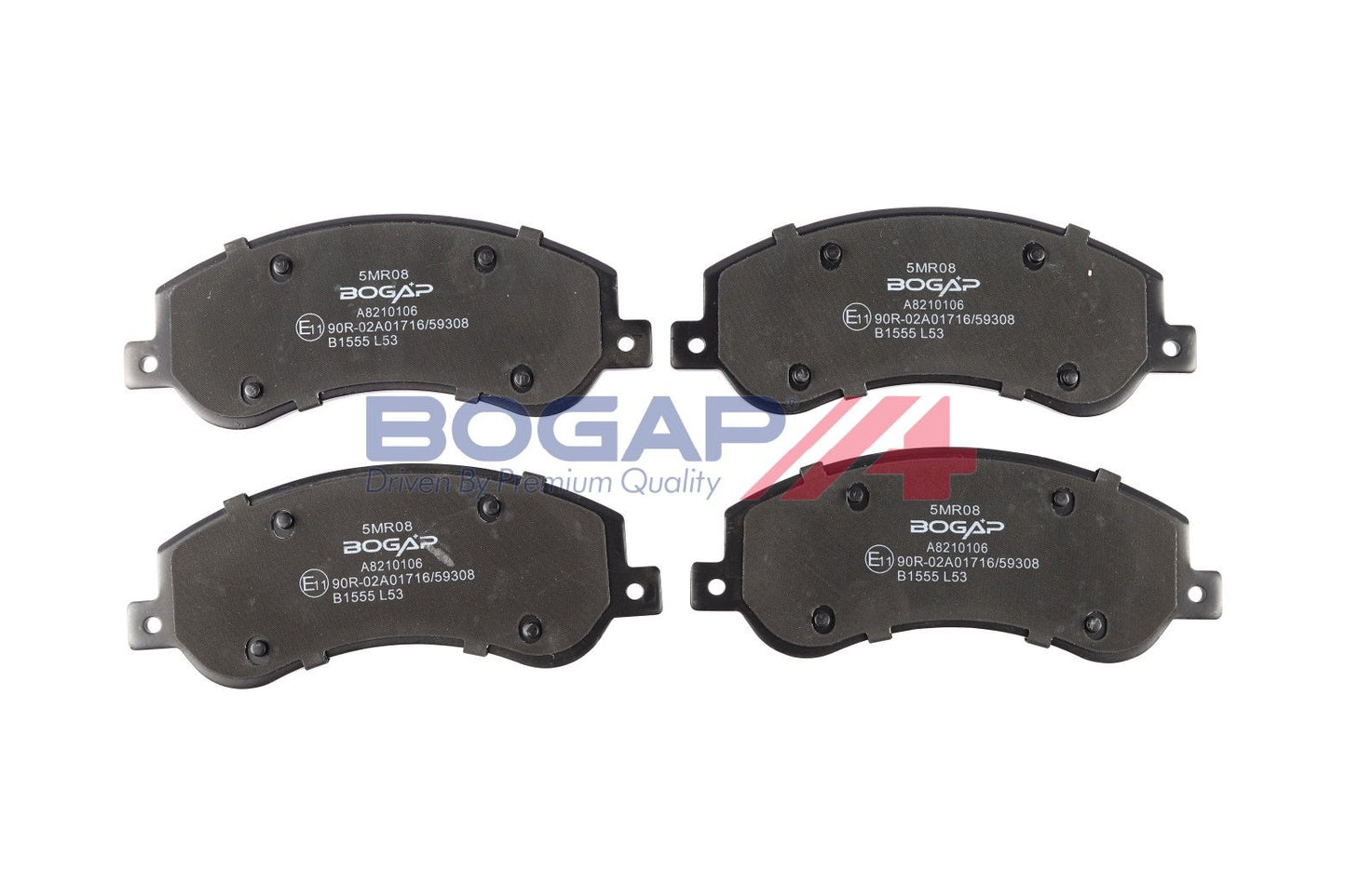 BOGAP A8210106 Brake Pad Set, Disc Brake | ML Performance Car Parts