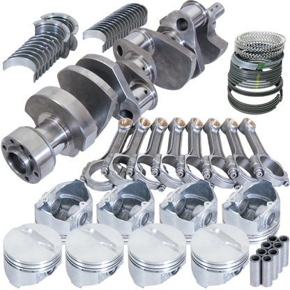 Eagle Chevy LT1350 1Pc 3.750in Crank 5.700in I-Beam Rods -7cc 4.000in Pistons Rotating Assembly