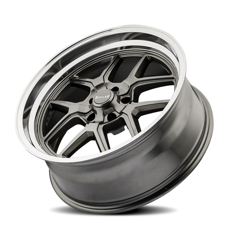 Ridler Wheels Ridler 610 20x8.5 / 5x120.65 BP / 0mm Offset / 83.82mm Hub Gloss Grey Polished Wheel
