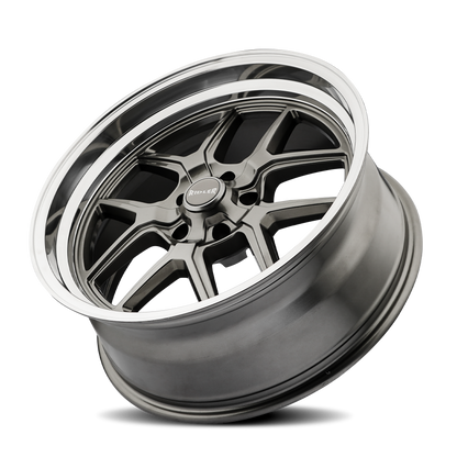 Ridler Wheels Ridler 610 17x7 / 5x114.3 BP / 0mm Offset / 83.82mm Hub Gloss Grey Polished Wheel