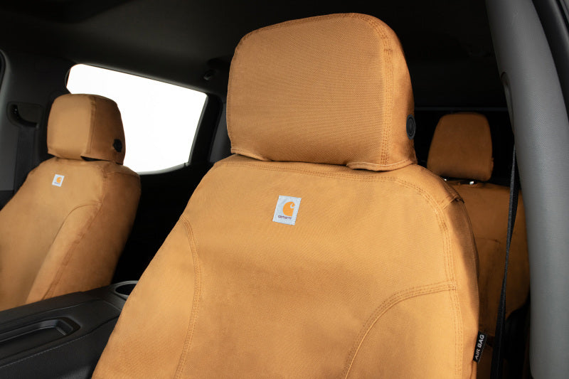 Covercraft 04-08 Ford F150 Carhartt SeatSaver Custom Front Row Seat Covers - Brown