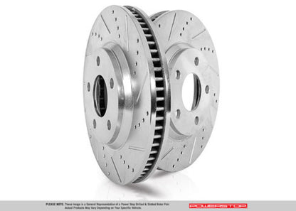 PowerStop Power Stop 19-21 Subaru Forester Rear Evolution Drilled & Slotted Rotors - Pair
