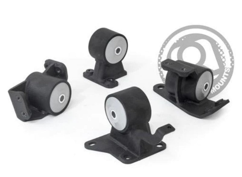 Innovative Mounts Innovative 90-99 Toyota MR2 5S/3S Black Steel Mounts 60A Bushings