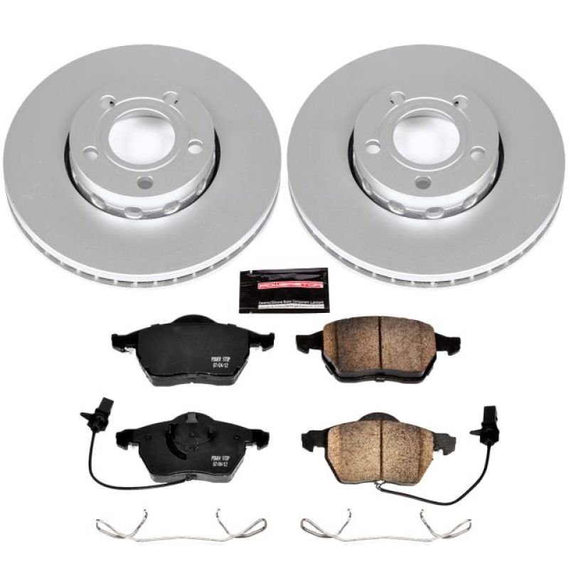 PowerStop Power Stop 99-04 Audi A4 Front Z23 Evolution Sport Coated Brake Kit