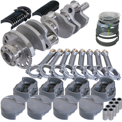 Eagle Chevy LS3 4.000in Crank 58 Tth Rlctor 6.125in I-Beam Rods 4.065in Pistons Rotating Assembly