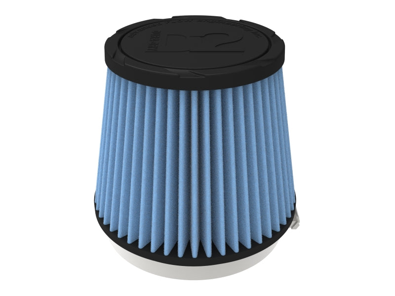 aFe POWER Universal Clamp-On Air Filter w/ D2 Dura-Dry Media - 4.5in F x 6in B x 4.75in T x 5in H