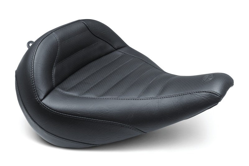 Mustang Motorcycle Mustang 18-23 Harley Fat Boy Standard Touring Solo Seat - Black