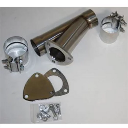 Granatelli Motor Sports Granatelli 4.0in Stainless Steel Manual Exhaust Cutout Kit w/Slip Fit/Band Clamp