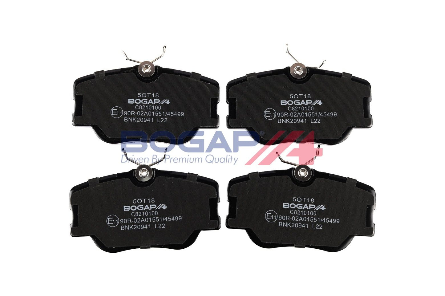 BOGAP C8210100 Brake Pad Set, Disc Brake | ML Performance Car Parts