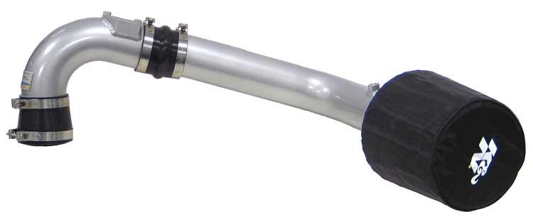 K&N Engineering K&N 04 Mazda3 L4-2.3L Silver Typhoon Short Ram Intake