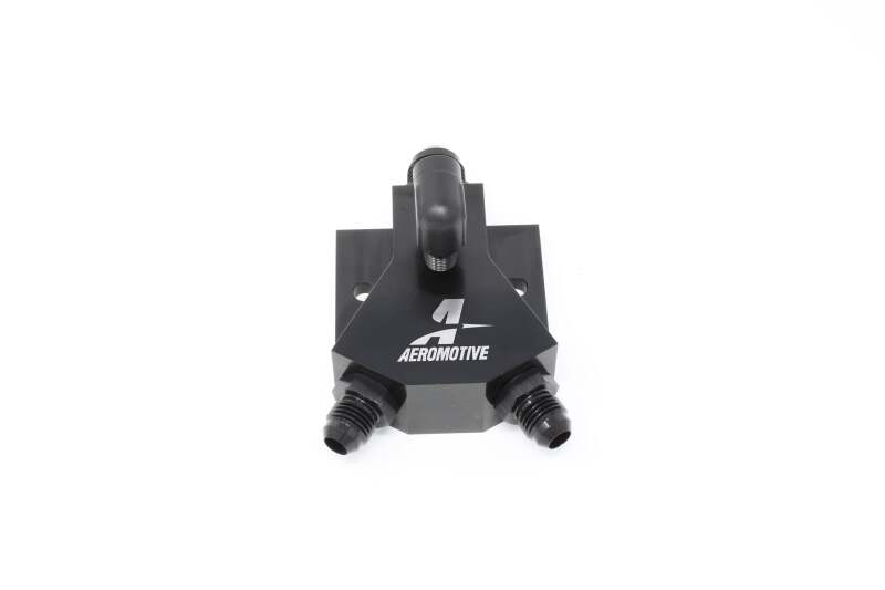 Aeromotive VaporWorx Y-Block Kit - (2) AN-06 ORB (1) AN-08 ORB (1) 1/8in NPT