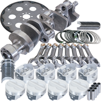 Eagle Chevy 350 1Pc 3.750in Crank 5.700in I-Beam Rods -10cc 4.060in Pistons Balanced Assembly