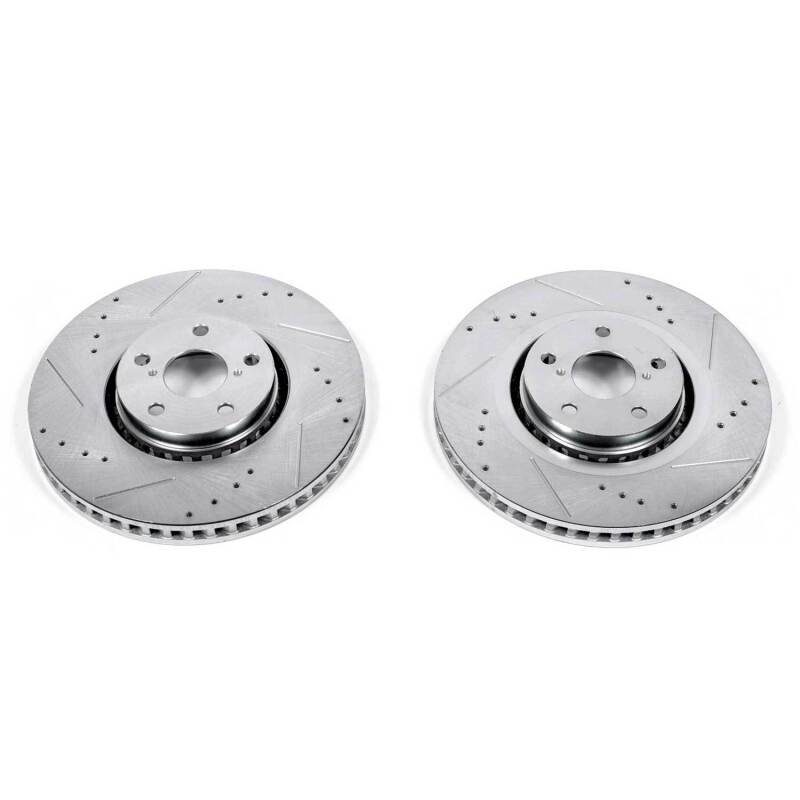 PowerStop Power Stop 07-11 Lexus GS350 Front Evolution Drilled & Slotted Rotors - Pair