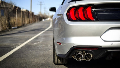 CORSA Performance Corsa 2018-2023 Ford Mustang GT Fastback 5.0L 3in Sport Axle-Back Exhaust w/ 4in Black Tips