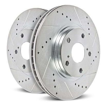 PowerStop Power Stop 2021 Dodge Durango Front Drilled & Slotted Rotor (Pair)