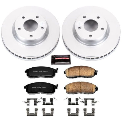 PowerStop Power Stop 13-18 Nissan Sentra Front Z17 Evolution Geomet Coated Brake Kit