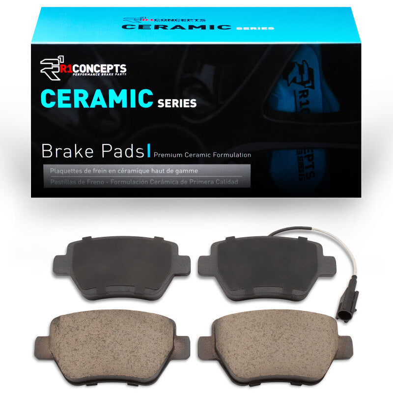 R1 Concepts R1 14-16 Maserati Ghibli Rear Ceramic Brake Pads