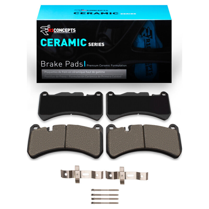 R1 Concepts R1 05-11 Mercedes-Benz SLK55 AMG Front Ceramic Pads & Hardware Kit