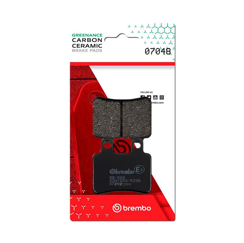 Brembo Powersports Brembo Peugeot Satelis/Sherco Se/Yamaha Dt/Yamaha Xt Carbon Ceramic Brake Pad - Front