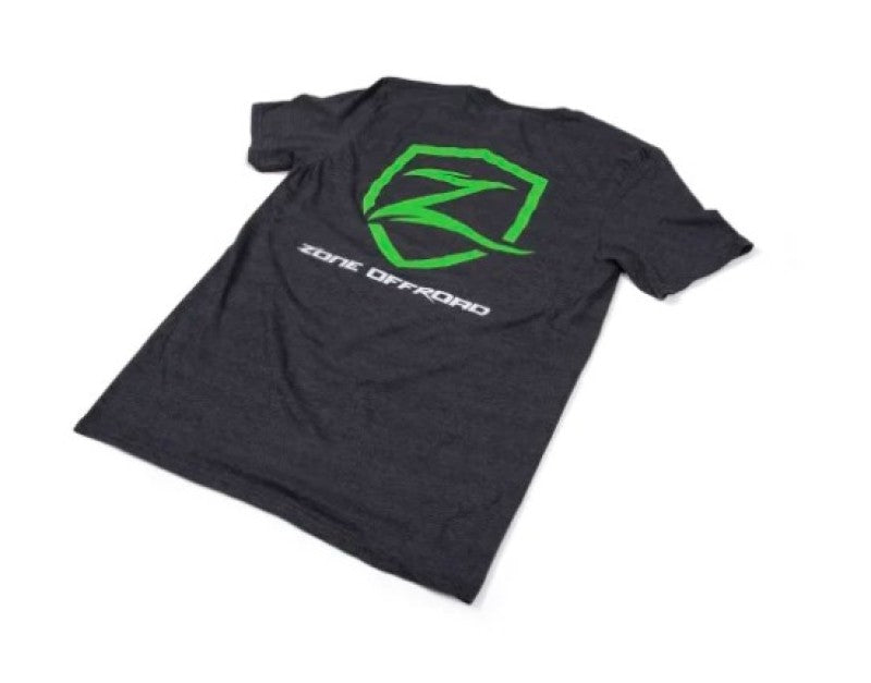 Zone Offroad Charcoal Gray Premium Cotton T-Shirt w/ Zone Offroad Logos - Medium