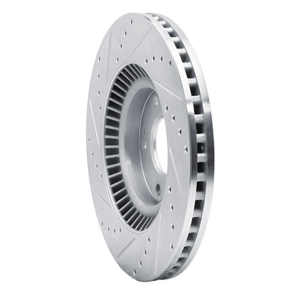 R1 Concepts R1 15-20 Kia SORENTO Front Right Drilled & Slotted Silver Brake Rotor
