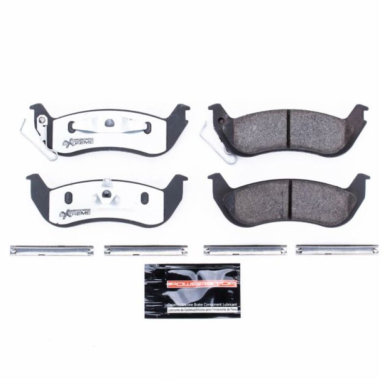 PowerStop Power Stop 03-11 Ford Crown Victoria Rear Z26 Extreme Street Brake Pads w/Hardware