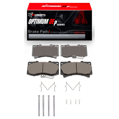 R1 Concepts R1 06-10 Hummer H3T Front Optimum OE Pads & Hardware Kit