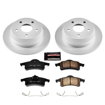 PowerStop Power Stop 99-04 Jeep Grand Cherokee Rear Z17 Evolution Geomet Coated Brake Kit