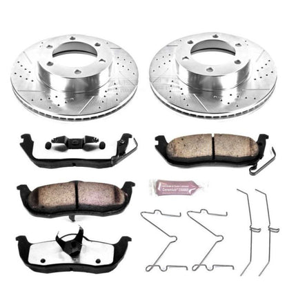 PowerStop Power Stop 01-02 Toyota Sequoia Front Z36 Truck & Tow Brake Kit