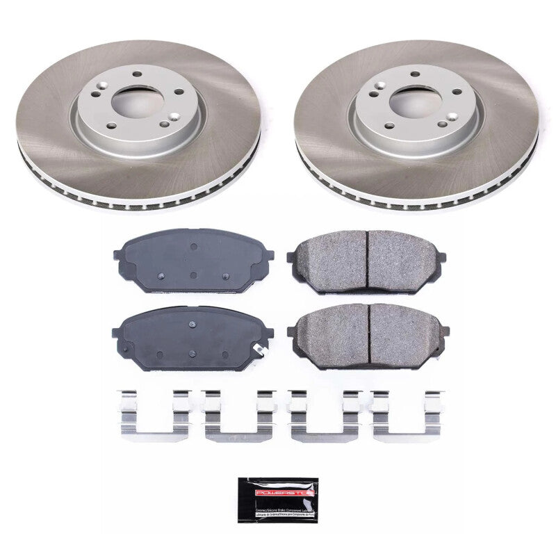PowerStop Power Stop 07-12 Hyundai Veracruz Front Semi-Coated Rotor Kit