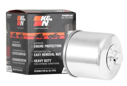 K&N Engineering K&N Honda / Kawasaki / Arctic Cat / Suzuki / Triumph / Yamaha 2.688in OD x 2.969in H Oil Filter