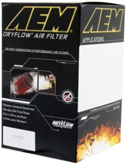 AEM Induction AEM DryFlow Air Filter - Round 2.75in ID x 6.25in OD x 8.25in H fits 2007-2014 Ford/Volvo