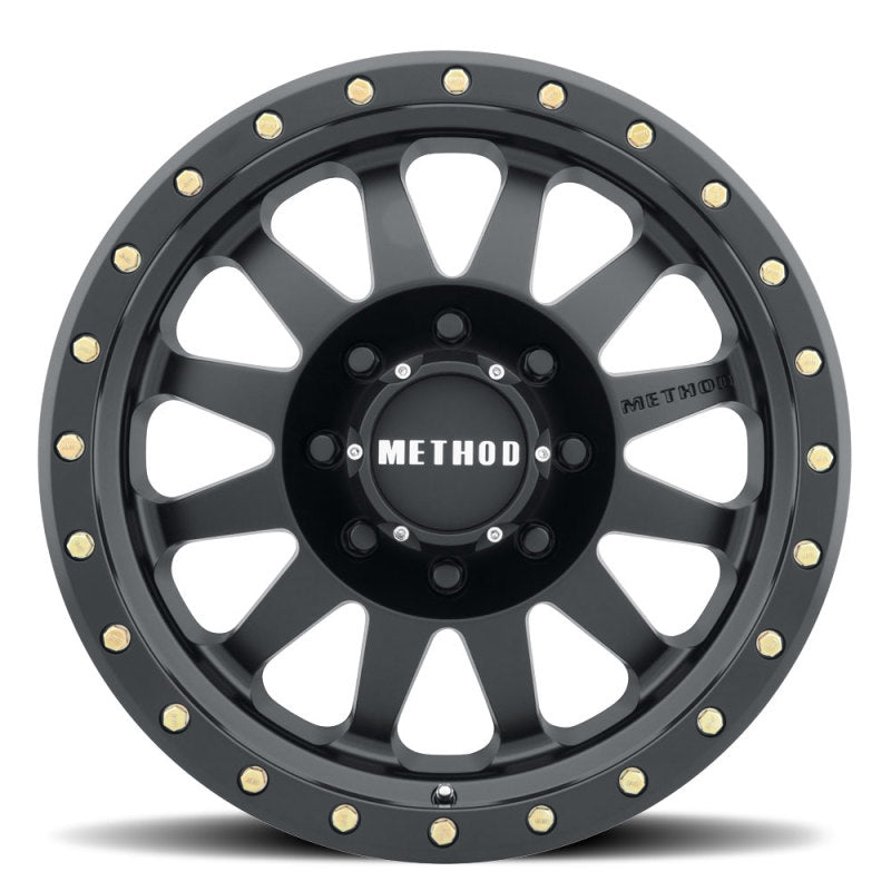Method Wheels Method MR304 Double Standard 17x8.5 0mm Offset 8x6.5 130.81mm CB Matte Black Wheel