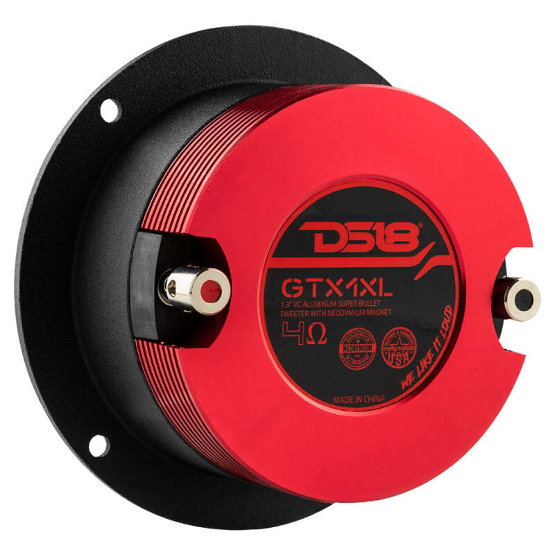 DS18 3.75in Neodymium Super Bullet Tweeter 160 Watts RMS 1.3in Titanium Vc 4 ohm