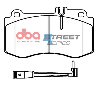 DBA 15-17 Mercedes-Benz CLS400 4Matic AWD (4 Piston Caliper) Front Street Series Brake Pads