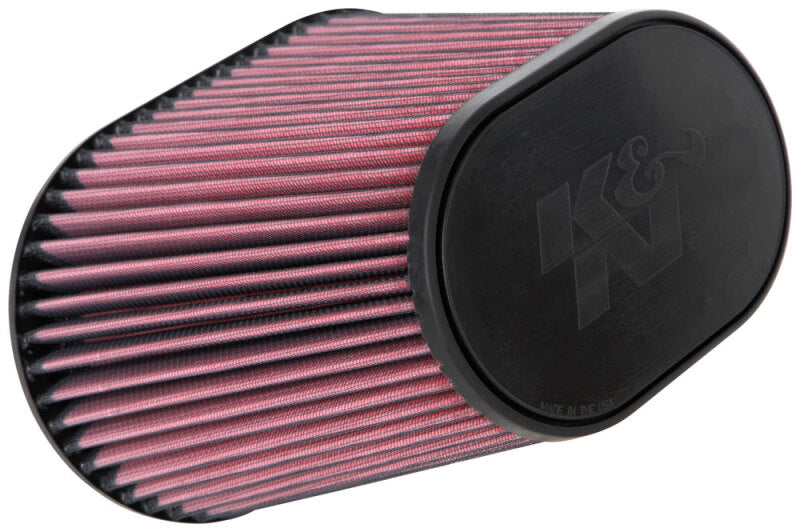 K&N Engineering K&N Universal Clamp-On Air Filter 7in x 5-3/16in Flange 10in x 6-1/4in B 6-3/4in x 4-1/2in T 8in H