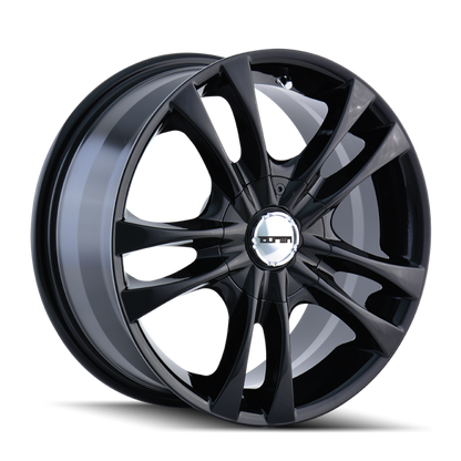 Touren 3222 TR22 17x7 / 5x110/115 BP / 40mm Offset / 72.62mm Hub Gloss Black Wheel