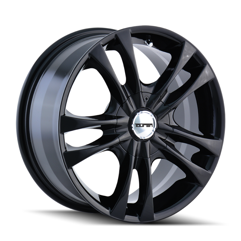 Touren 3222 TR22 17x7 / 5x105/114.3 BP / 40mm Offset / 72.62mm Hub Gloss Black Wheel