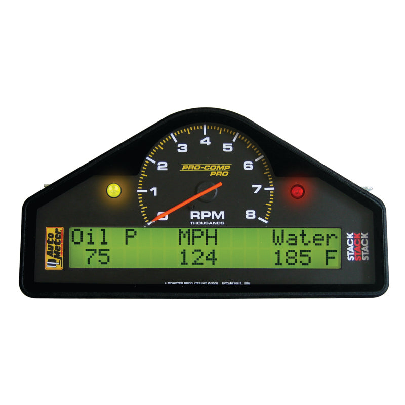 Autometer Pro-Comp Street Dash RPM/Speed/Oil Press & Temp/WaterTemp/Fuel Level/Battery Voltage Gauge