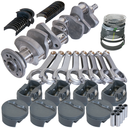 Eagle Chevy 327 SJ 3.250in Crank 2.300in Mains 6.125in H-Beam 4.000in Pistons Rotating Assembly